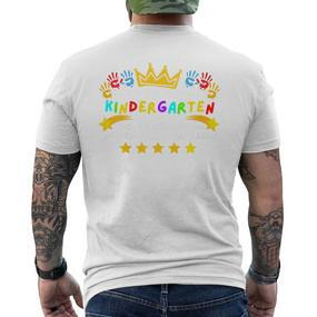 Children's Kita & Kindergarten Abgänger Preschool Child Farewell 80 T-Shirt mit Rückendruck - Seseable De