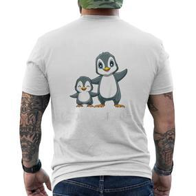 Children's Penguins Großer Bruder Ich Bin Jetzt Ein Großer Bruder T-Shirt mit Rückendruck - Seseable De