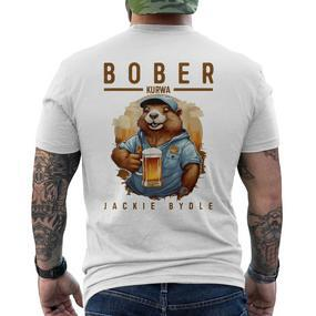Bober Bóbr Kurwa Polish Kurwa Bober T-Shirt mit Rückendruck - Seseable De