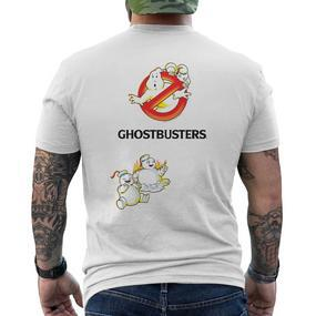 Ghostbusters Frozen Empire No Ghost Stay Puft Gray T-Shirt mit Rückendruck - Seseable De