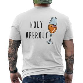 Holy Aperoly Summer Drink Summer Fan Cocktail Spritz S T-Shirt mit Rückendruck - Seseable De