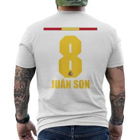 Spain Sauf Jersey Juan Son Saufnamen T-Shirt mit Rückendruck - Seseable De