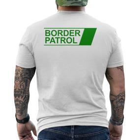 Us Border Patrol T-Shirt mit Rückendruck - Seseable De