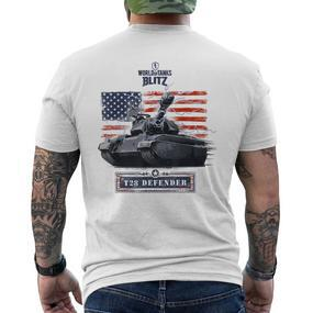 World Of Tanks Blitz T28 Defender T-Shirt mit Rückendruck - Seseable De