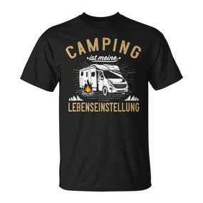 Camping Life Attitude Camper Van & Camper T-Shirt - Seseable De