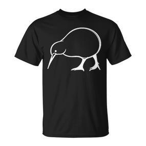 Cute Kiwi On Chest New Zealand Kiwi Bird New Zealand T-Shirt - Seseable De