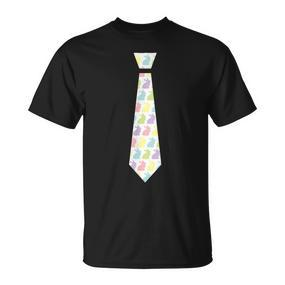 Easter Bunny Tie Happy Easter Boys T-Shirt - Seseable De