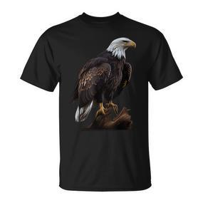 Genuine Eagle Sea Eagle Bald Eagle Polygon Eagle T-Shirt - Seseable De