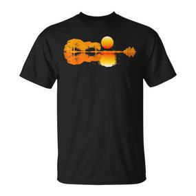 Guitar Sun Guitar Guitarist T-Shirt - Seseable De