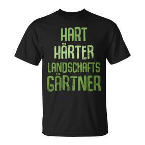 Hard Hardener Landscape Gardener Gardening  T-Shirt - Seseable De