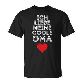 Ich Liebe Meine Coole Oma Herz Ich Liebe Meine Black S T-Shirt - Seseable De