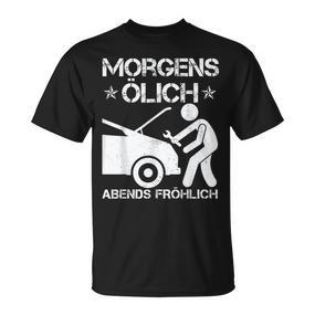 Morning Ölich Abends Fröhlich Car Mechanic T-Shirt - Seseable De