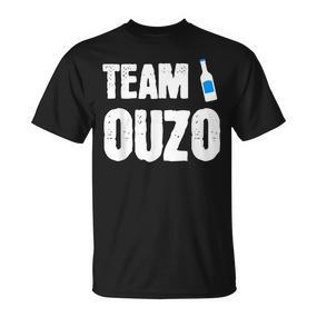 Ouzo Greece Alcohol Schnapps  T-Shirt - Seseable De