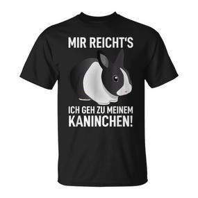 Rabbit Mir Reicht's Ich Geh Zu Meinem Rabbit  T-Shirt - Seseable De