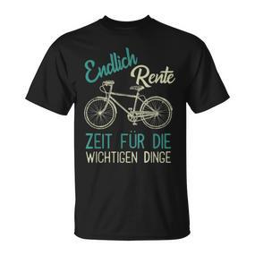 Rente Rentner Fahrrad T-Shirt - Seseable De
