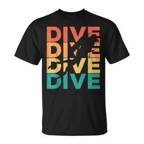 Retro Vintage Diving For Diver T-Shirt - Seseable De
