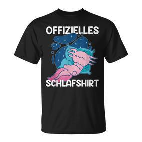 Sleep Axolotl Pyjamas Axolotls T-Shirt - Seseable De