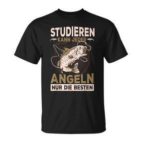 Studier Jeder Fishing Nur Die Beste Sayings Father's Day S T-Shirt - Seseable De