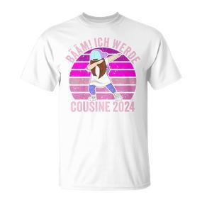 Kinder Bääm Ich Werde Cousin 2024 T-Shirt - Seseable De