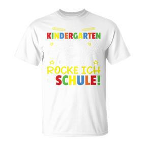 Kindergarten Abschied Jetzt Rocke Ich Die Schule Kindergarten Farewell T-Shirt - Seseable De