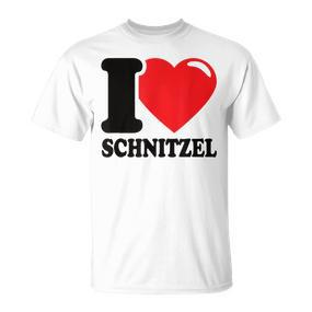 I Love Schnitzel Ich Liebe Schnitzel Schnitzel T-Shirt - Seseable De