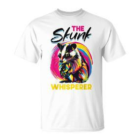 Lustiges Stinktier The Skunk Whisperer T-Shirt - Seseable De