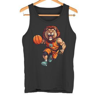 Basketball Lion Tank Top - Seseable De