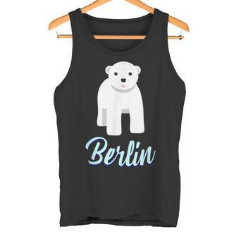 Cute Polar Bear Baby In Berlin  Tank Top - Seseable De