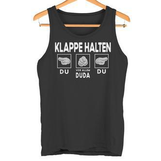 With Flap Hold Mouth Fresse Halten Lab Mich In Ruhe Tank Top - Seseable De