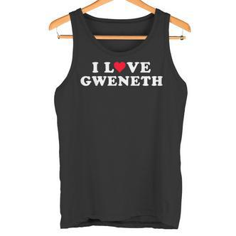 Ich Liebe Gweneth Passende Freundin Und Freund Gweneth Name Tank Top - Seseable De