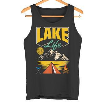 Lake Life Camping Wandern Angeln Bootfahren Segeln Lustig Outdoor Tank Top - Seseable De