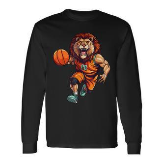 Basketball Lion Langarmshirts - Seseable De