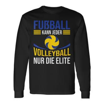 Beach Volleyball Player I Volleyballer Langarmshirts - Seseable De