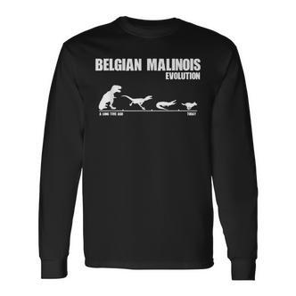 Belgian Malinois Evolution Maligator Maliraptor Langarmshirts - Seseable De
