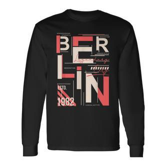 Berlin Legendary City 1982 S Langarmshirts - Seseable De