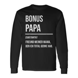 Bonuspapa Bonus Papa Step Dad S Langarmshirts - Seseable De