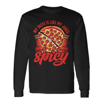 Dad Jokes Chili Spicy Souce Chef Pizza Bekleidung Langarmshirts - Seseable De