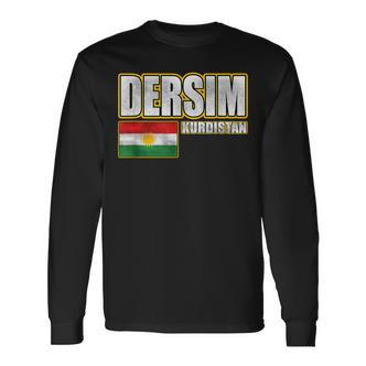 Dersim Kurdistan Flag Free Kurdistan Dersim Langarmshirts - Seseable De