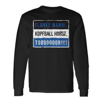Flanke Manni Headball Horst Tooor Fan Outfit Hamburg Retro Langarmshirts - Seseable De