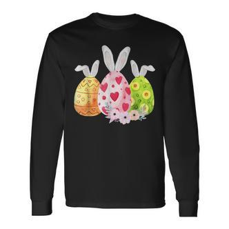 Niedliche Eier Ostern Tag Familie Matching Pyjama Ei Jagd Langarmshirts - Seseable De