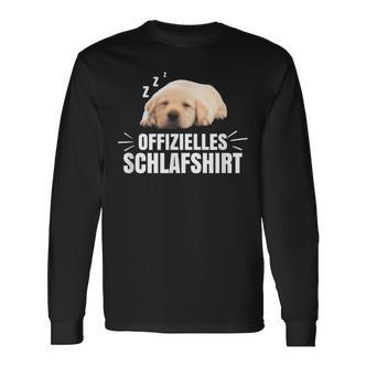 Official Labrador Dog Sleep Pyjamas Idea Langarmshirts - Seseable De
