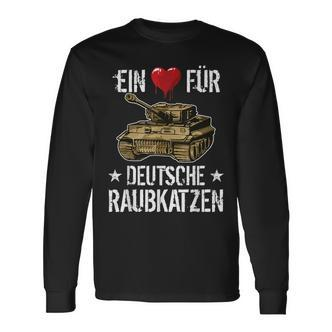 Panzer Kampfanzer Tiger Tank World War Black S Langarmshirts - Seseable De