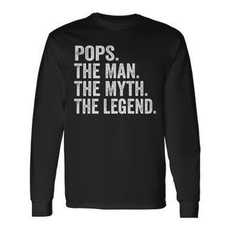 Pops The Man Der Mythos Die Legende -Atertag Langarmshirts - Seseable De