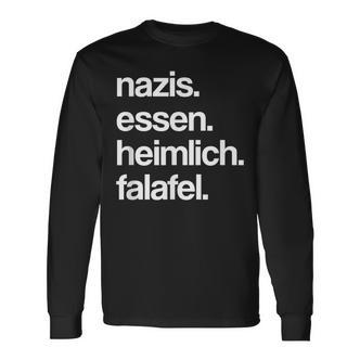 S Essen Secret Falafel Anti-Rassism Langarmshirts - Seseable De