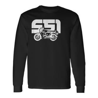 S51 Vintage Moped Simson-S51 Langarmshirts - Seseable De
