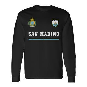 San Marino Sport Football Jersey Flag Langarmshirts - Seseable De