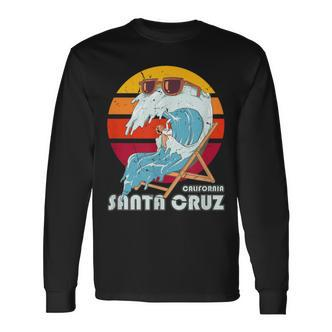 Santa Cruz California Vintage Retro S Langarmshirts - Seseable De