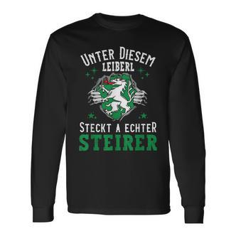 Steiermark Steirisch Crest Leiberl For Real Steirer Langarmshirts - Seseable De