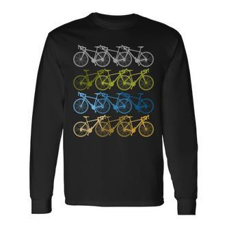 Vintage Bikes Biker Retro Bicycle Cycling Xmas Langarmshirts - Seseable De