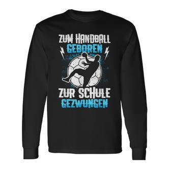 Zum Handball Geboren, Kindershirt Schwarz S für Schule Langarmshirts - Seseable De